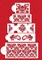 Martha Stewart's Five Tier Damask Cake Stencil Set | C406 by Designer Stencils | Cake Decorating Tools | Baking Stencils for Royal Icing, Airbrush, Dusting Powder | Reusable Plastic Food Grade Stencil for Cakes | Easy to Use & Clean Cake Stencil